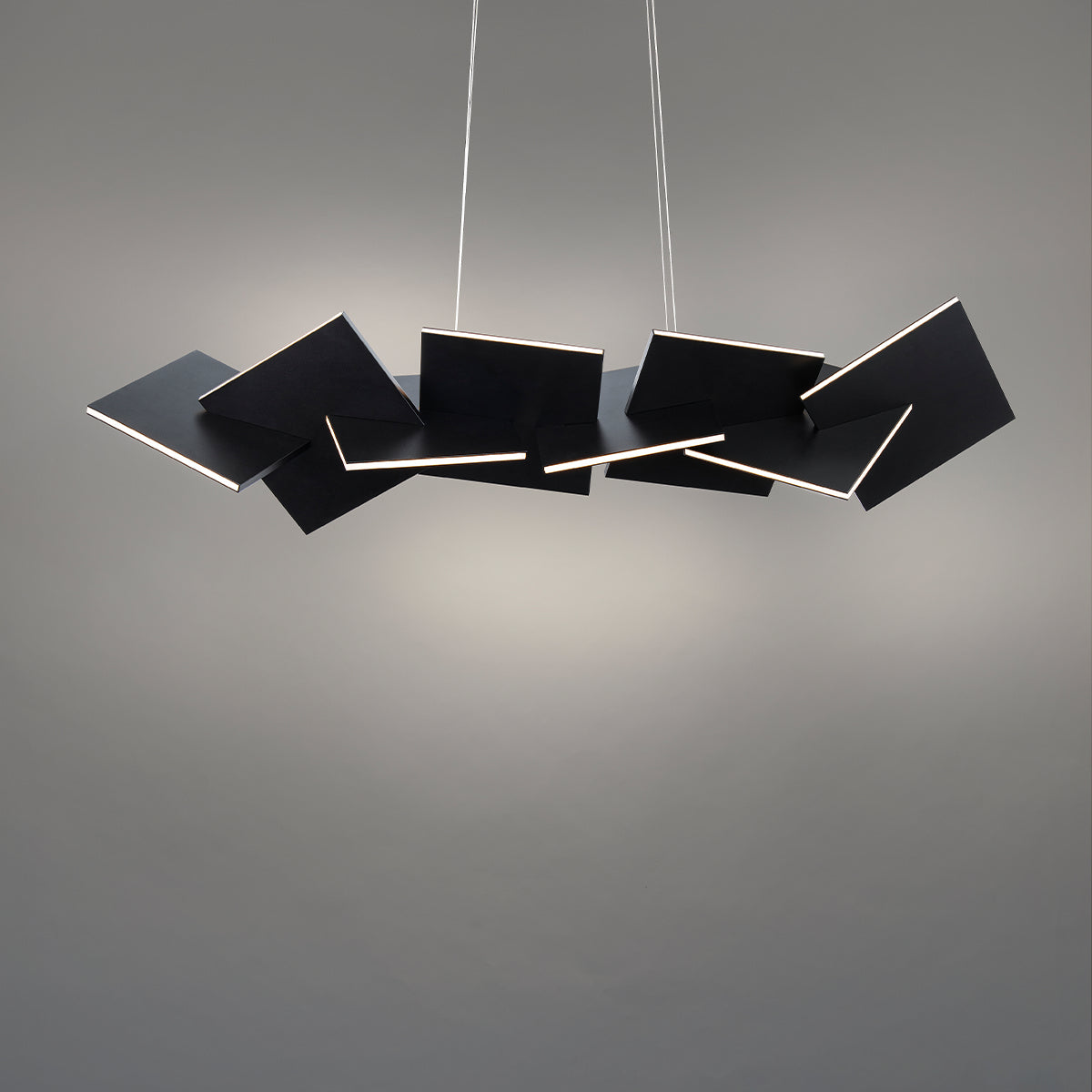 Modern Forms - PD-80048-BK - LED Linear Pendant - Konstrukt - Black