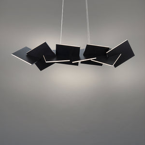 Modern Forms - PD-80048-BK - LED Linear Pendant - Konstrukt - Black