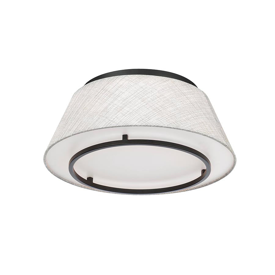 W.A.C. Lighting - FM-53116-BK - LED Flush Mount - Hailey - Black