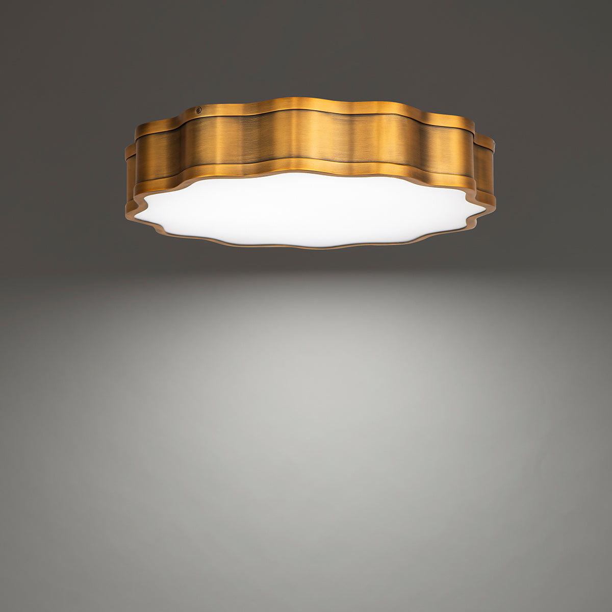 W.A.C. Lighting - FM-67116-AB - LED Flush Mount - Vaughan - Aged Brass