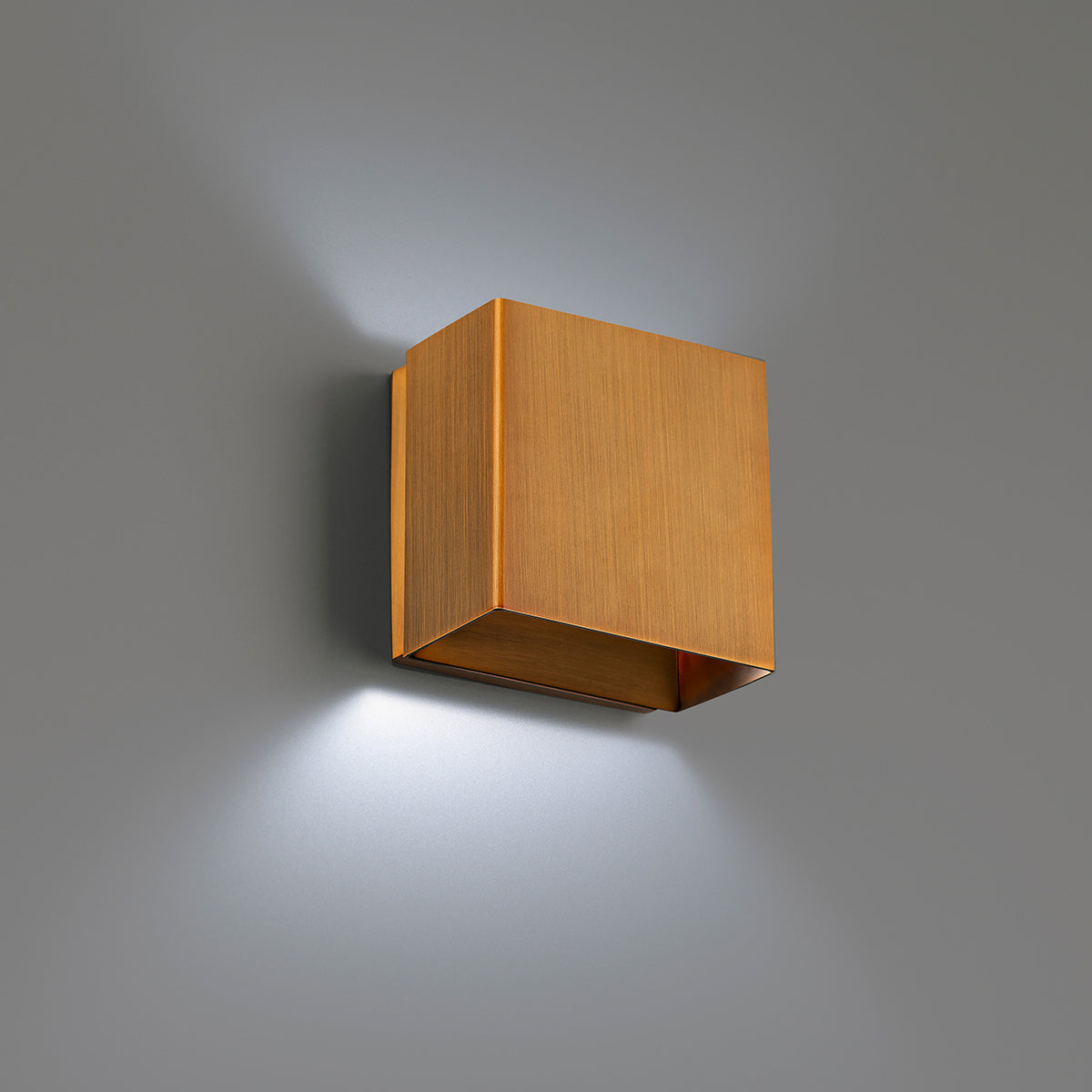 W.A.C. Lighting - WS-45105-35-AB - LED Wall Sconce - Boxi - Aged Brass