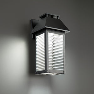 W.A.C. Lighting - WS-W35114-BK - LED Outdoor Wall Light - Faulkner - Black