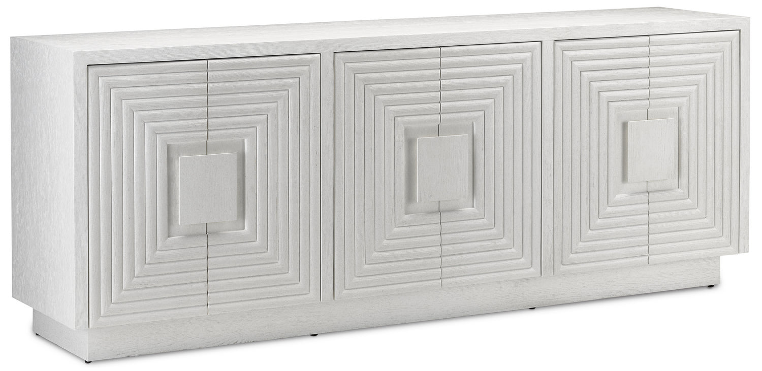 Currey and Company - 3000-0152 - Credenza - Morombe - Cerused White