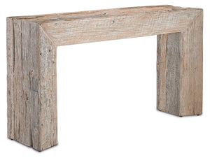 Currey and Company - 3000-0170 - Console Table - Kanor - Whitewash