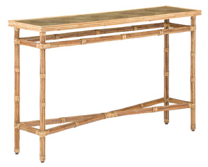 Currey and Company - 3000-0174 - Console Table - Silang - Natural Rattan