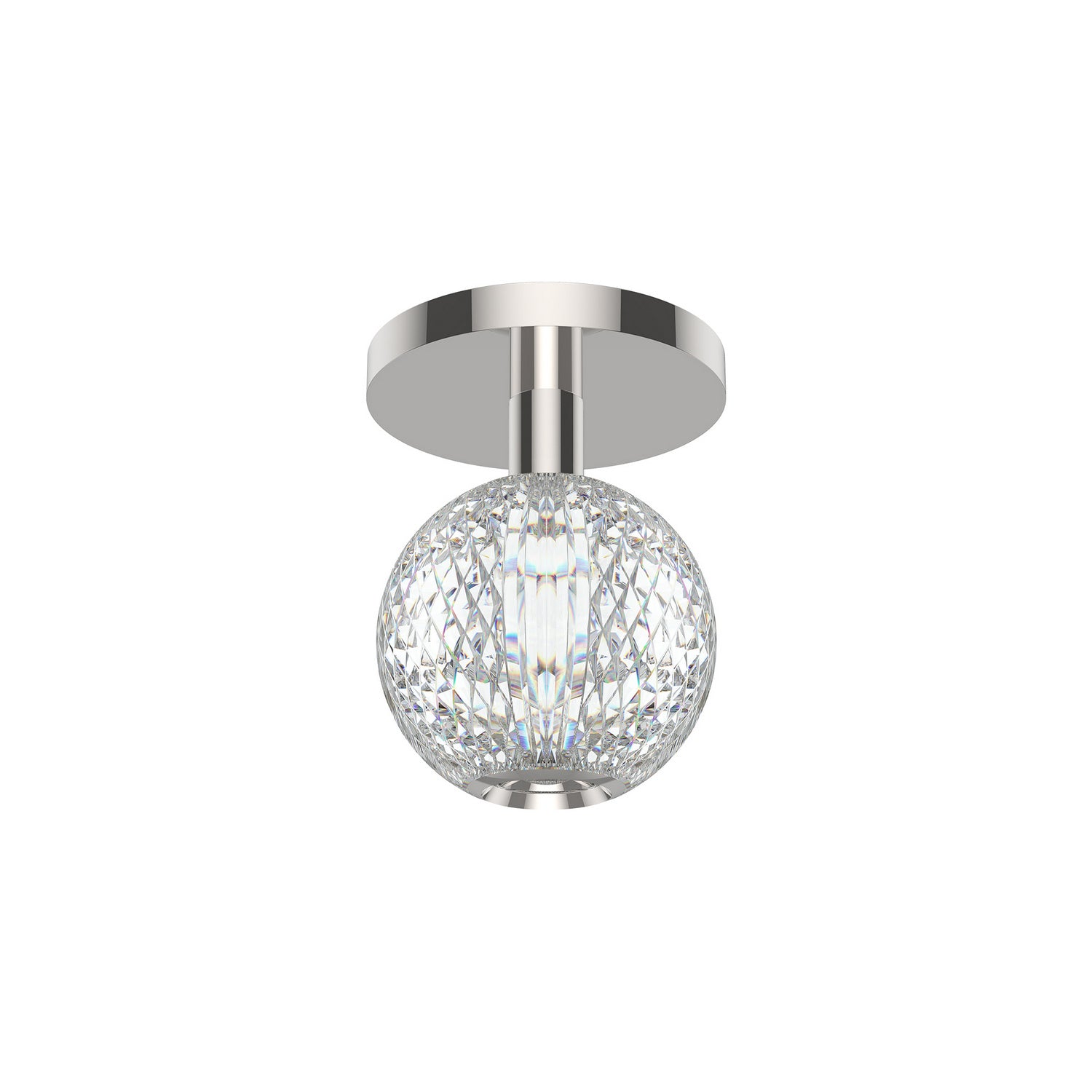 Alora - FM321201PN - LED Flush Mount - Marni - Polished Nickel