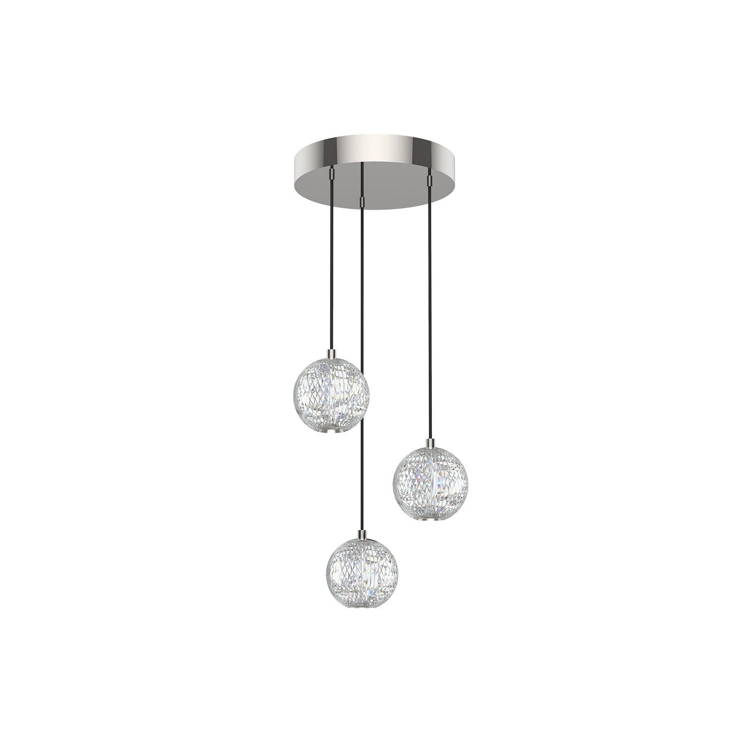 Alora - MP321203PN - LED Pendant - Marni - Polished Nickel