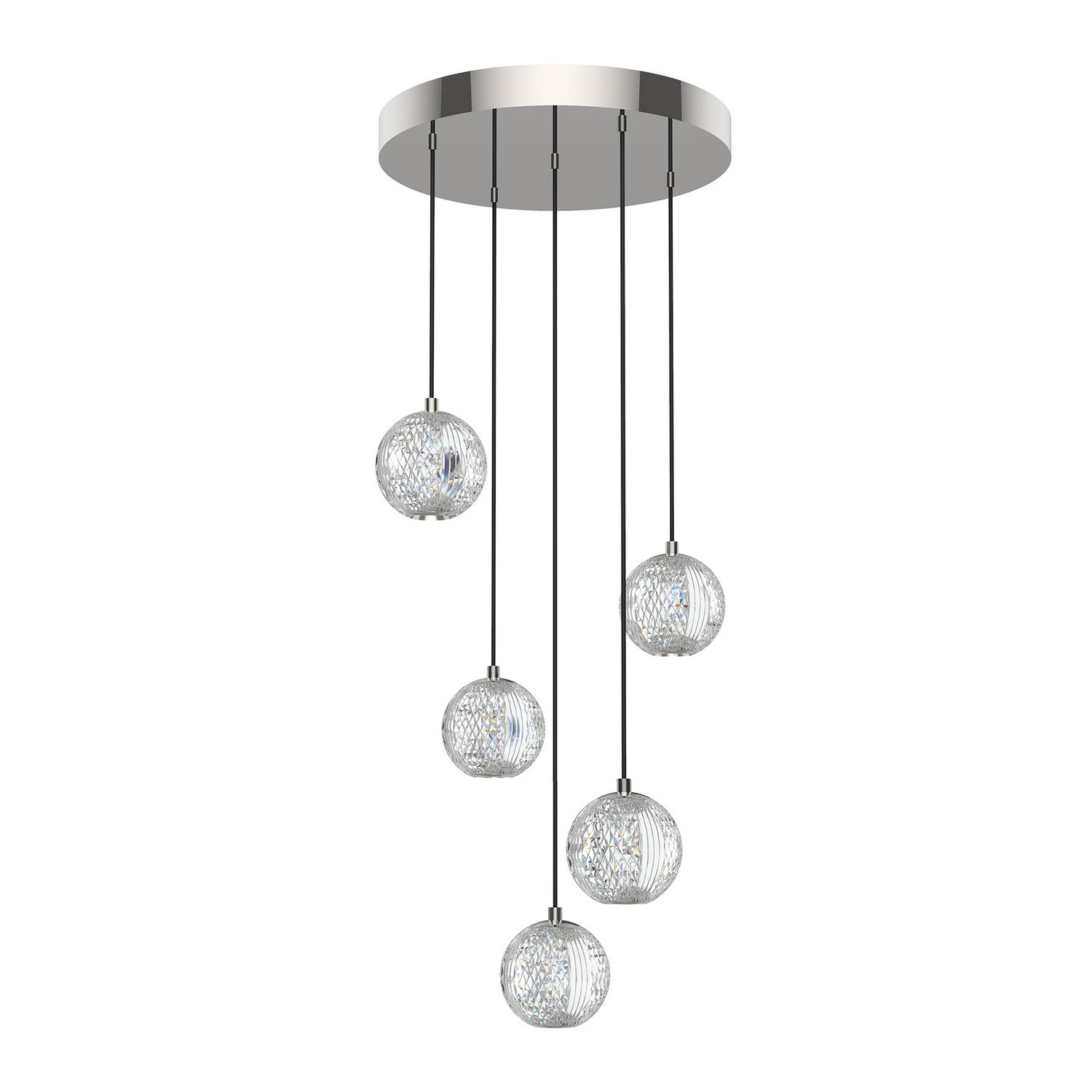 Alora - MP321205PN - LED Pendant - Marni - Polished Nickel