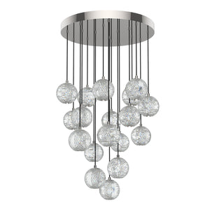 Alora - MP321218PN - LED Pendant - Marni - Polished Nickel