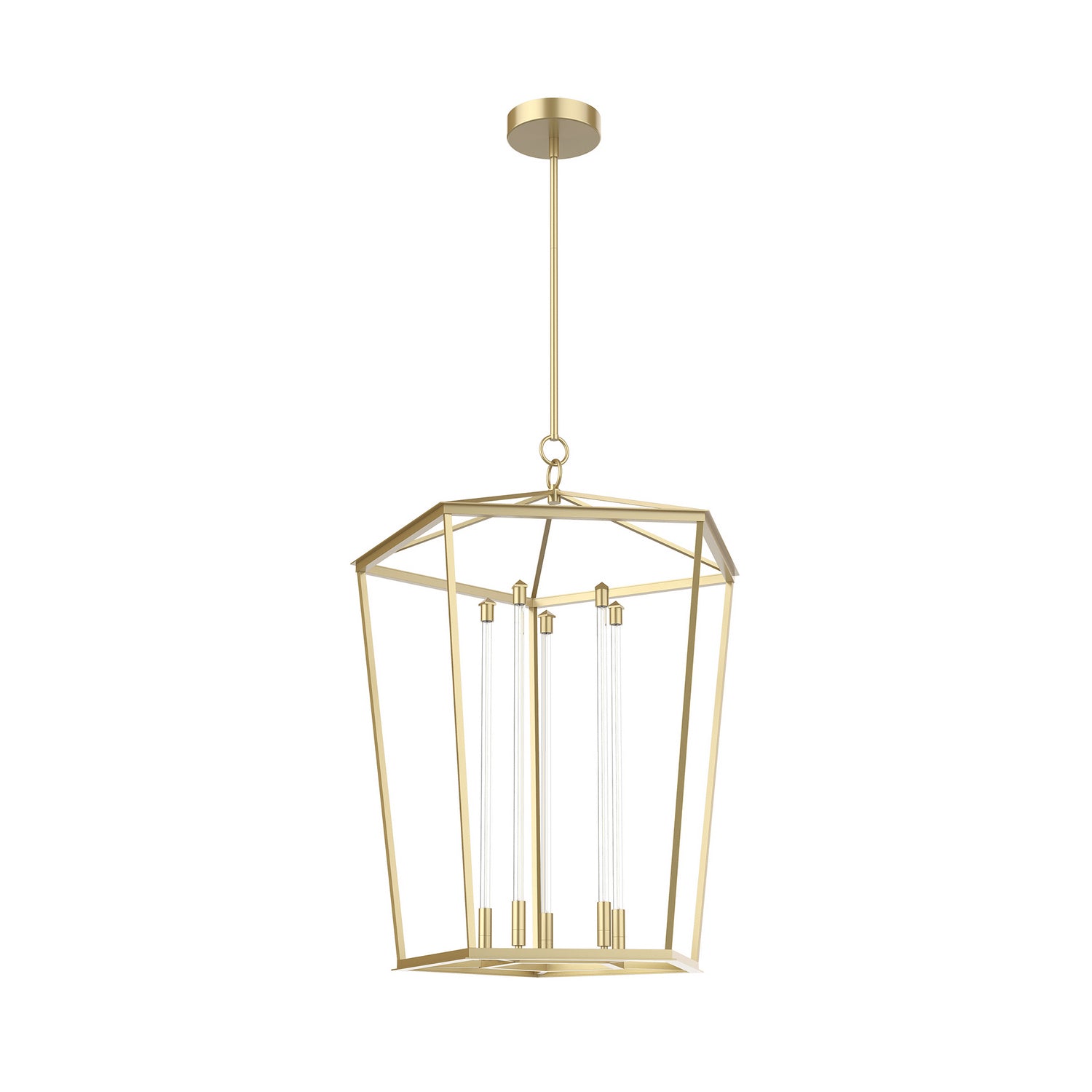 Alora - PD317129NB - LED Pendant - Delphine - Natural Brass