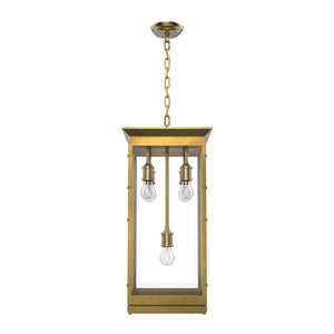 Alora - PD351018VB - Five Light Pendant - Douglas - Vintage Brass