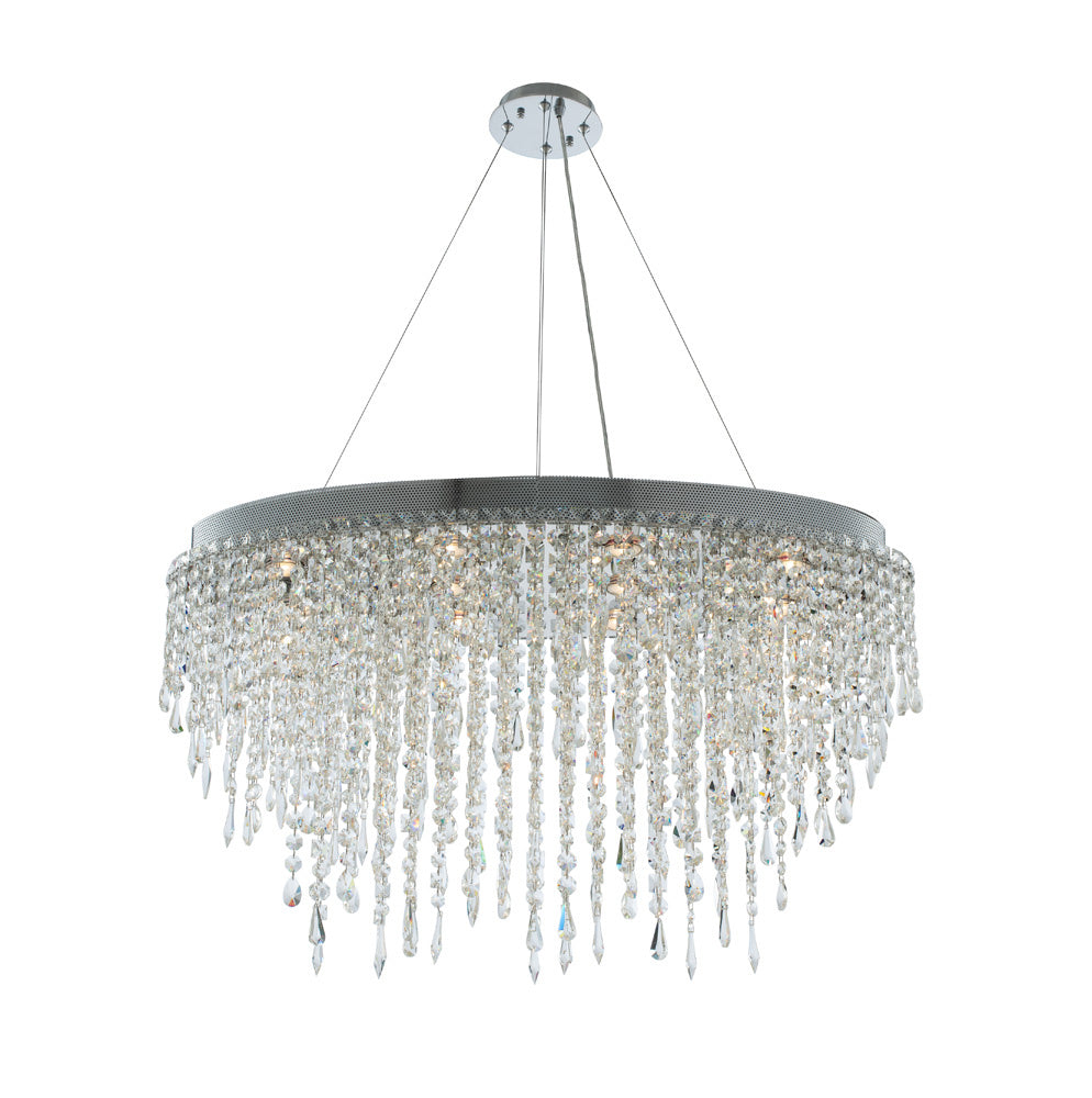 Allegri - 028259-010-FR001 - Ten Light Convertible Pendant - Flush Mount - Tenuta - Polished Chrome