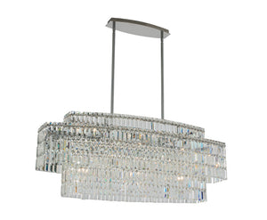 Allegri - 036561-010-FR001 - Ten Light Island Pendant - Livelli - Polished Chrome