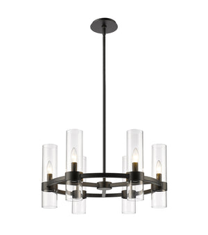 Z-Lite - 4008-6MB - Six Light Chandelier - Datus - Matte Black