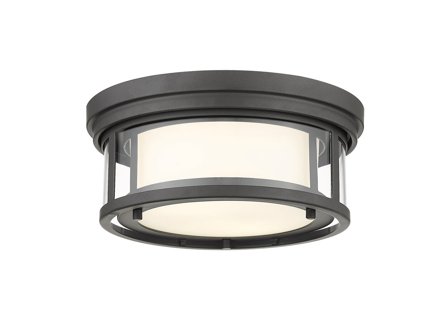 Z-Lite - 426F12-BRZ - Two Light Flush Mount - Willow - Bronze