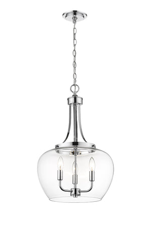 Z-Lite - 473P16-CH - Three Light Pendant - Joliet - Chrome