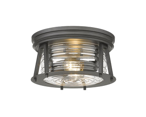 Z-Lite - 491F2-BRZ - Two Light Flush Mount - Cape Harbor - Bronze