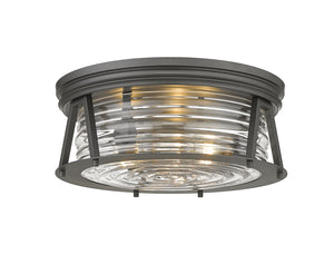 Z-Lite - 491F3-BRZ - Three Light Flush Mount - Cape Harbor - Bronze