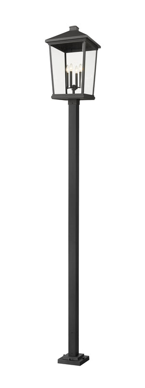 Z-Lite - 568PHXXLS-536P-BK - Four Light Outdoor Post Mounted Fixture - Beacon - Black