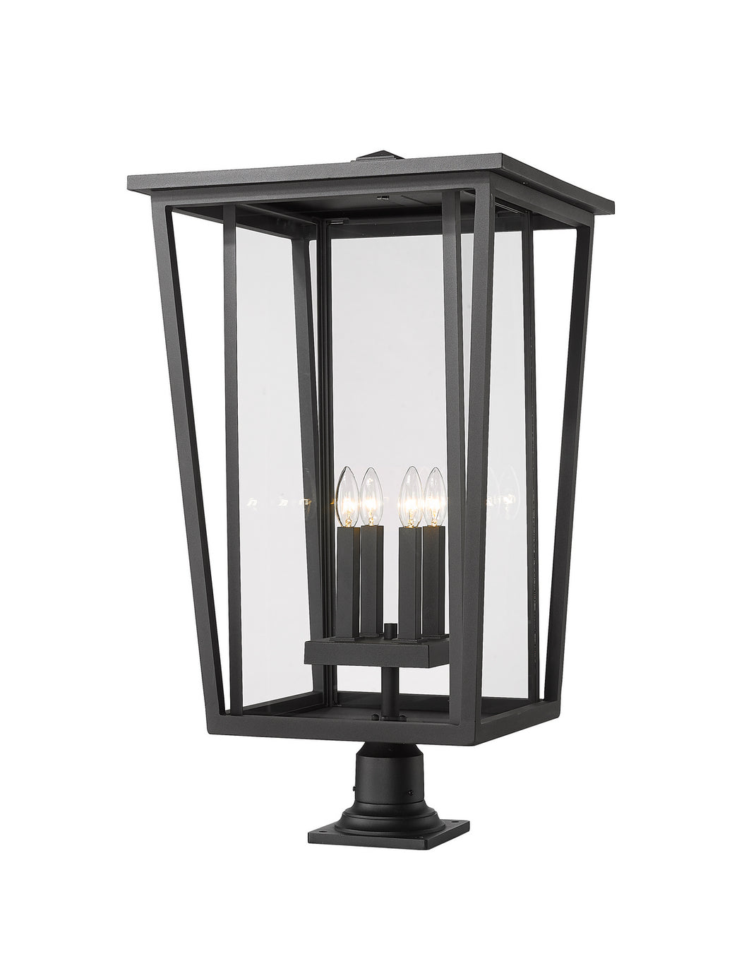 Z-Lite - 571PHXXLR-533PM-BK - Four Light Outdoor Pier Mounted Fixture - Seoul - Black