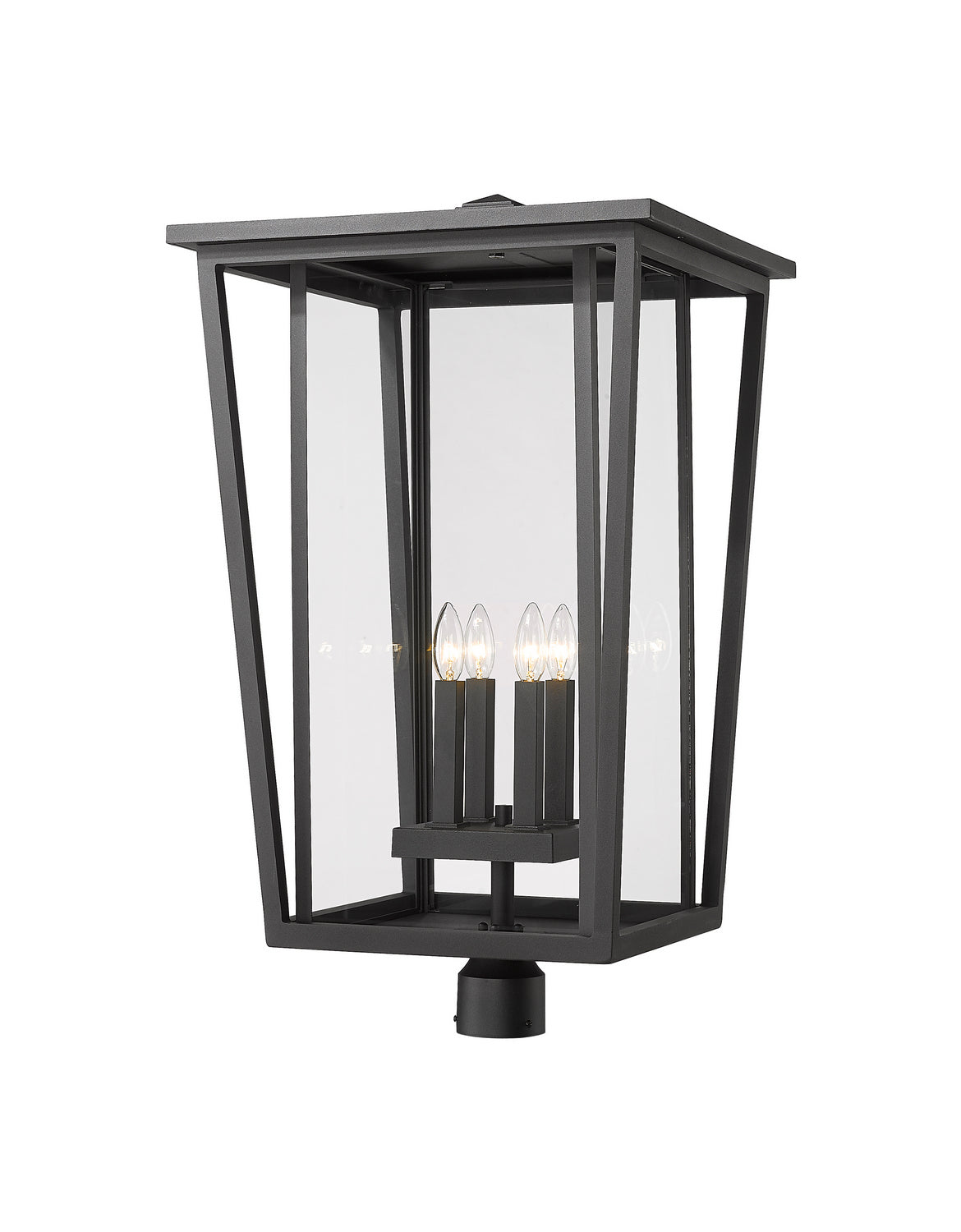 Z-Lite - 571PHXXLR-BK - Four Light Outdoor Post Mount Fixture - Seoul - Black