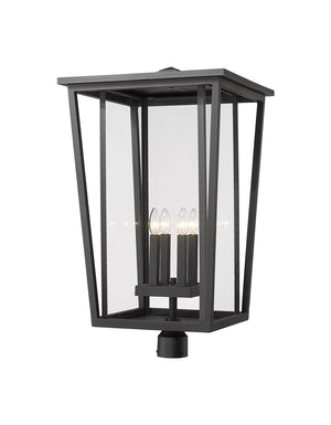Z-Lite - 571PHXXLR-BK - Four Light Outdoor Post Mount Fixture - Seoul - Black