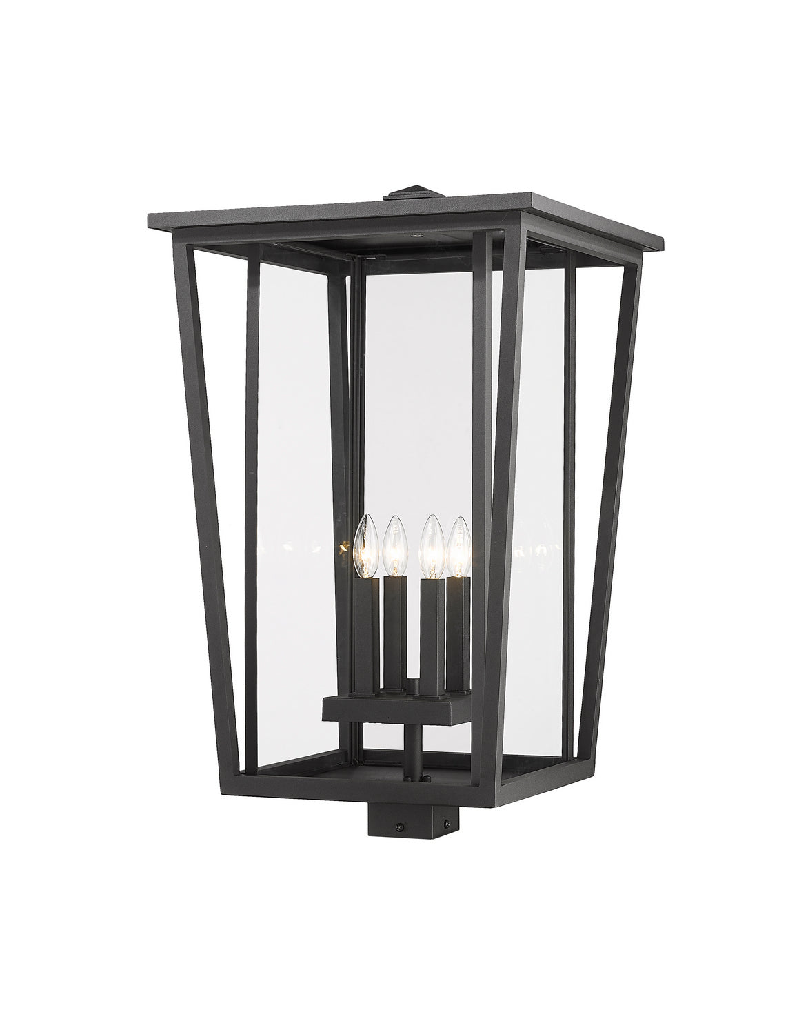 Z-Lite - 571PHXXLS-BK - Four Light Outdoor Post Mount Fixture - Seoul - Black