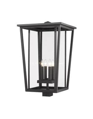 Z-Lite - 571PHXXLS-BK - Four Light Outdoor Post Mount Fixture - Seoul - Black