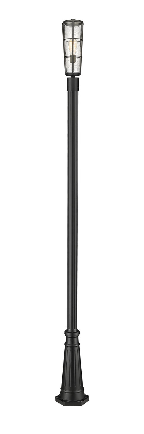 Z-Lite - 591PHB-519P-BK - One Light Outdoor Post Mounted Fixture - Helix - Black