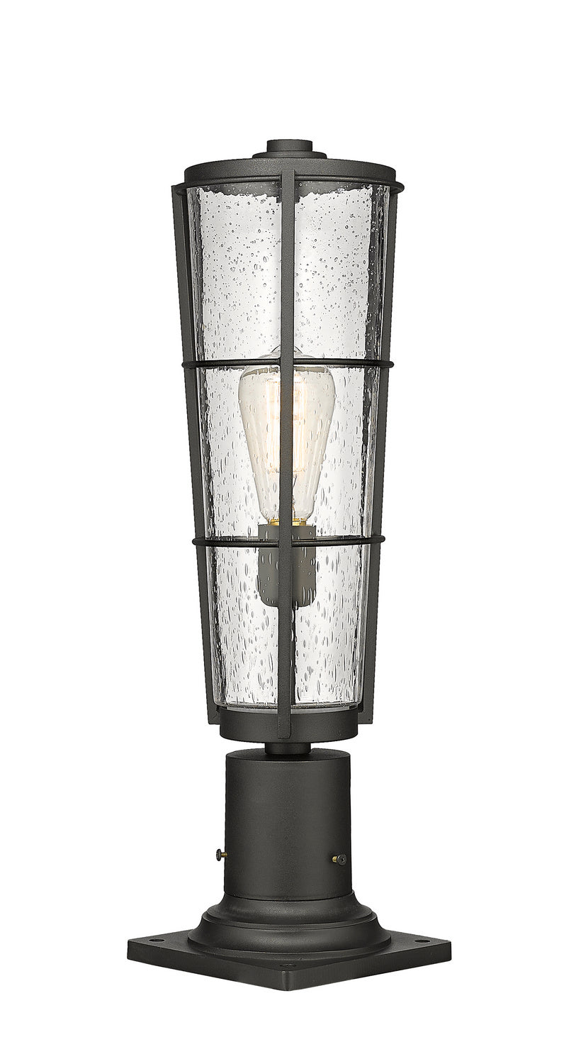 Z-Lite - 591PHB-533PM-BK - One Light Outdoor Pier Mounted Fixture - Helix - Black