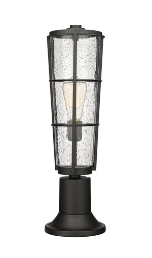 Z-Lite - 591PHB-553PM-BK - One Light Outdoor Pier Mounted Fixture - Helix - Black
