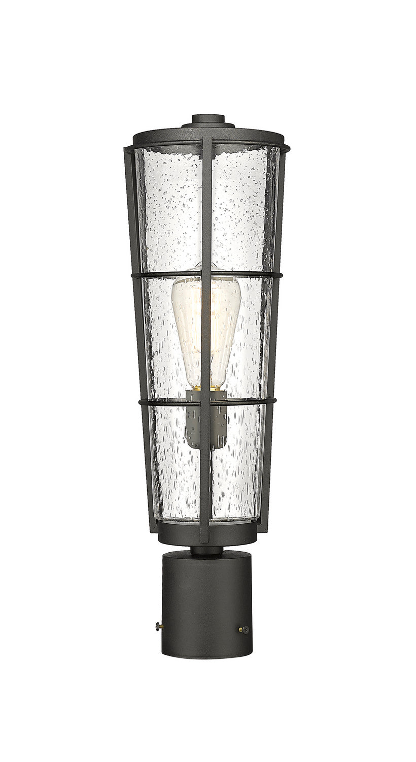 Z-Lite - 591PHB-BK - One Light Outdoor Post Mount Fixture - Helix - Black
