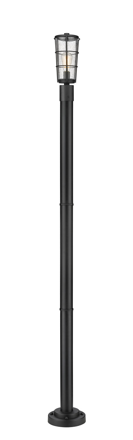 Z-Lite - 591PHM-567P-BK - One Light Outdoor Post Mounted Fixture - Helix - Black