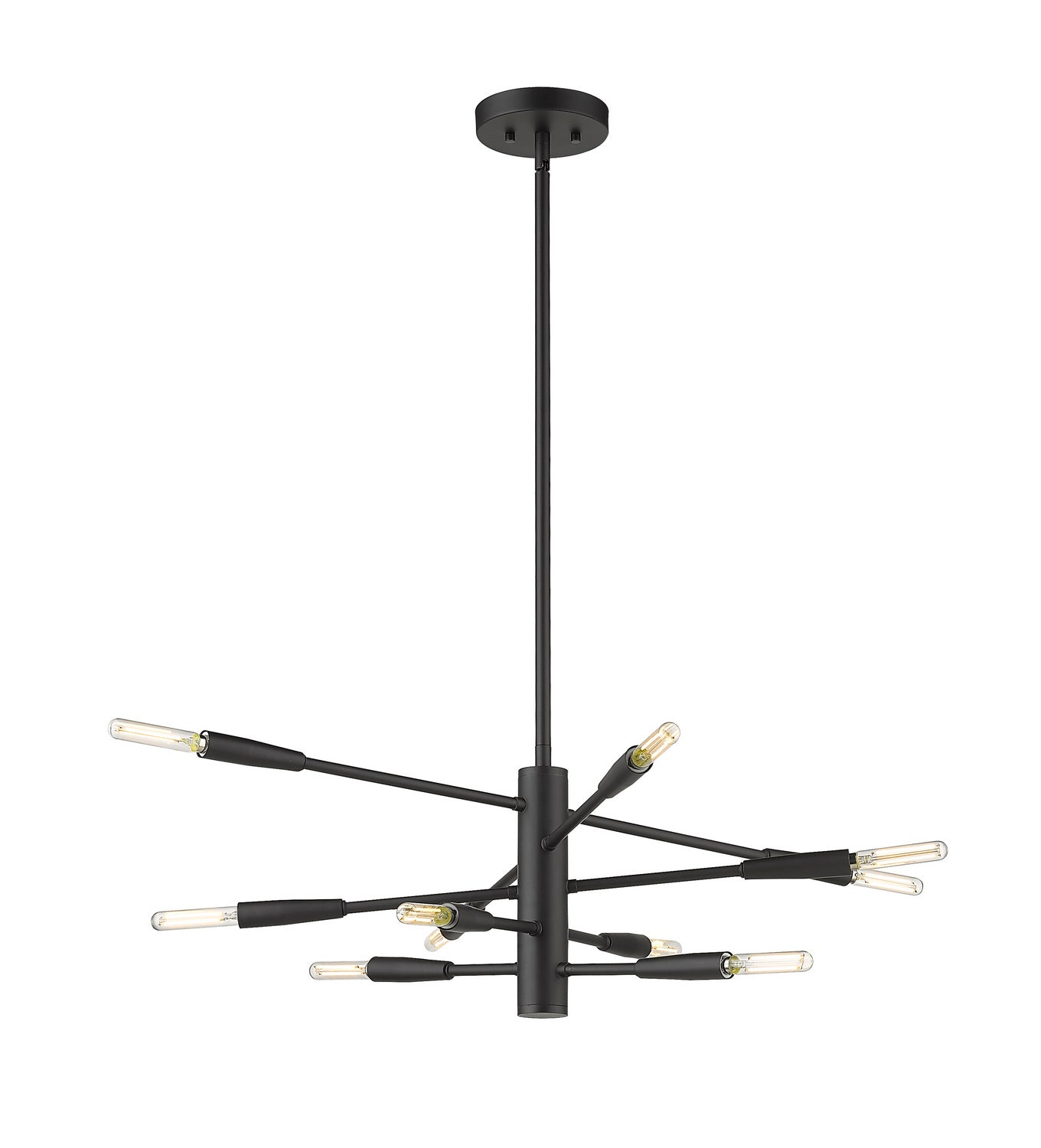 Z-Lite - 737-10MB - Ten Light Chandelier - Ascension - Matte Black