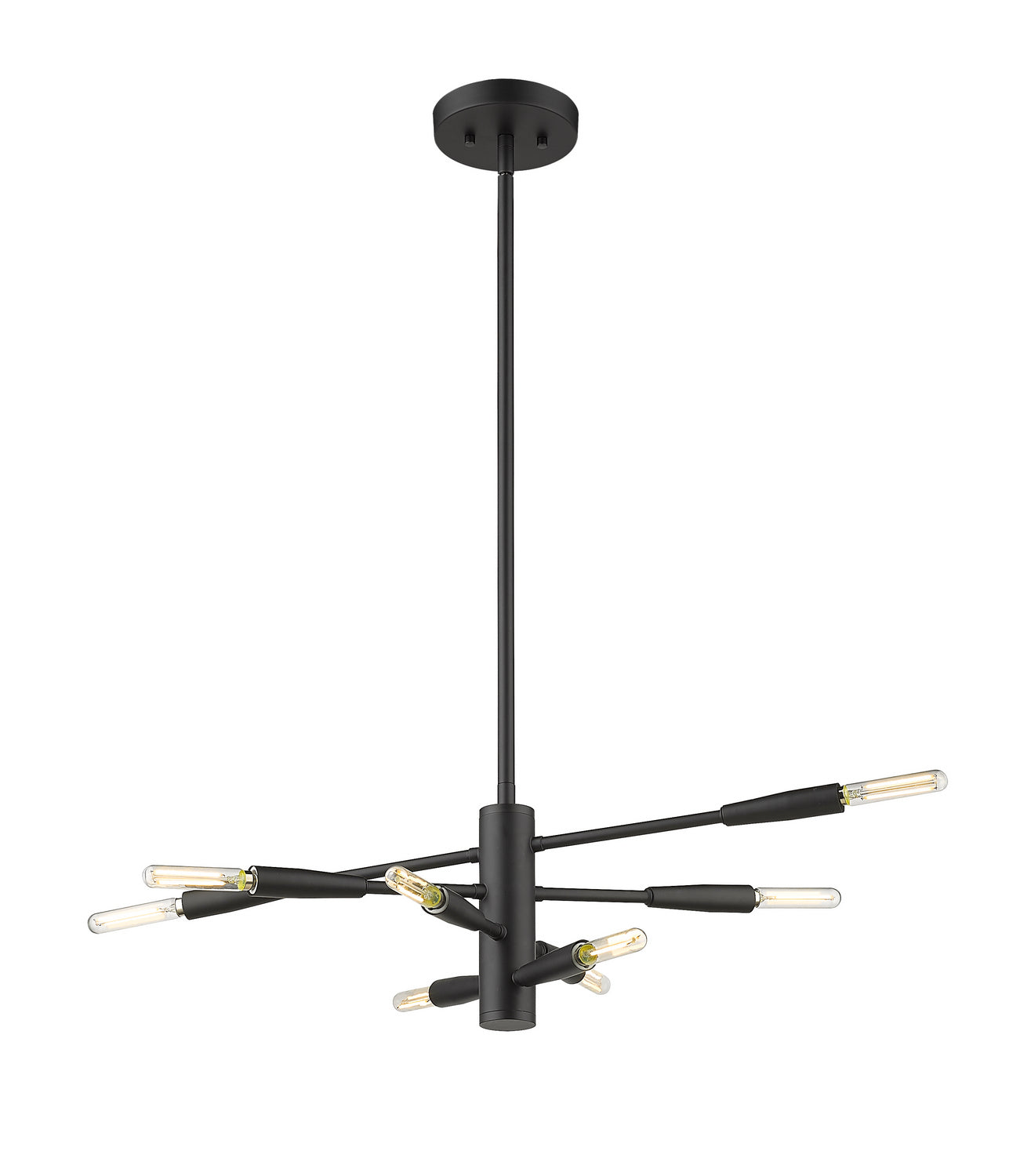 Z-Lite - 737-8MB - Eight Light Chandelier - Ascension - Matte Black