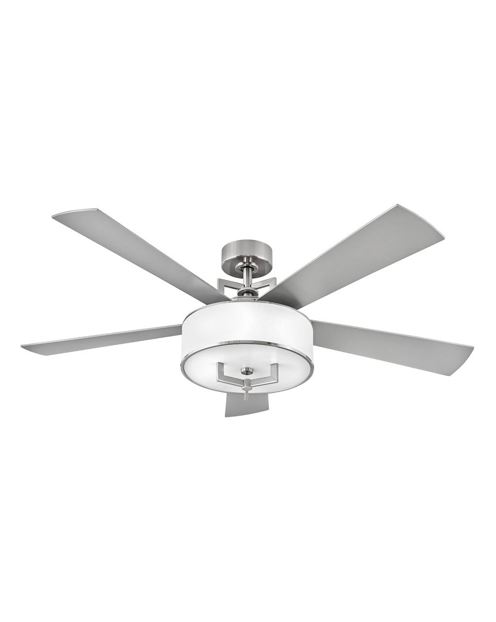 Hinkley - 903056FBN-LID - 56"Ceiling Fan - Hampton - Brushed Nickel