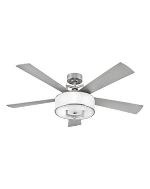 Hinkley - 903056FBN-LID - 56"Ceiling Fan - Hampton - Brushed Nickel