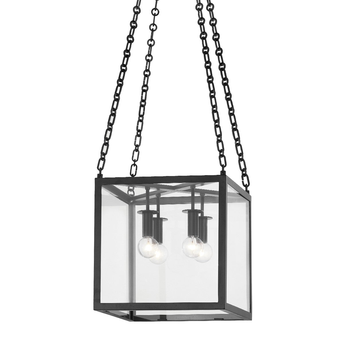 Hudson Valley - 4113-AI - Four Light Pendant - Catskill - Aged Iron