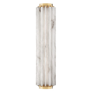 Hudson Valley - 6024-AGB - LED Wall Sconce - Hillside - Aged Brass