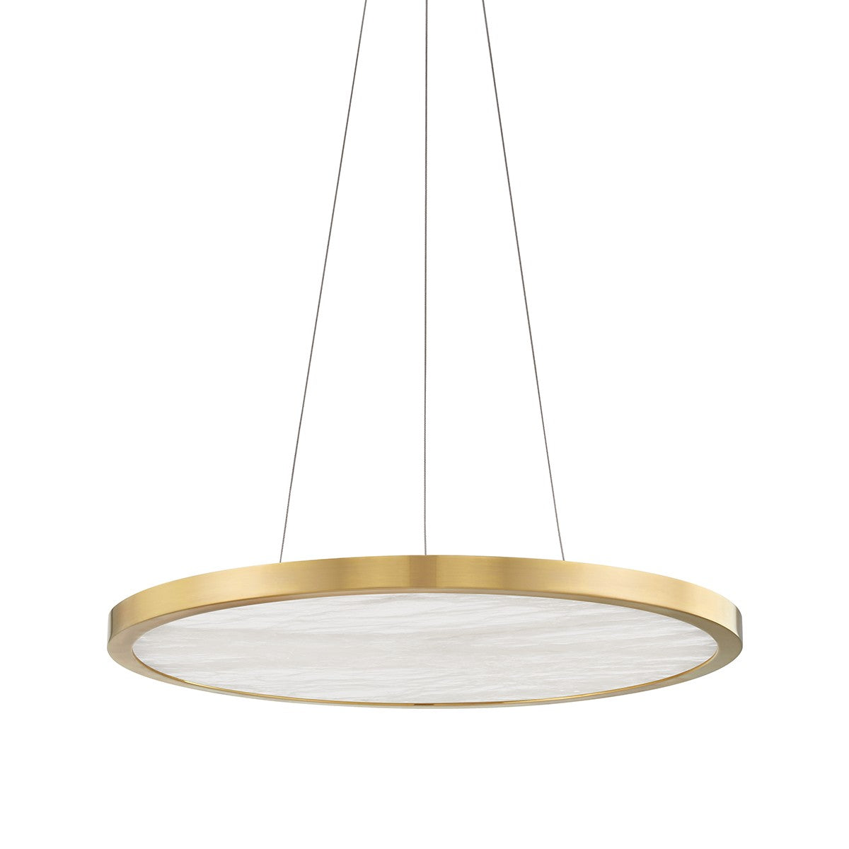 Hudson Valley - 6324-AGB - LED Pendant - Eastport - Aged Brass