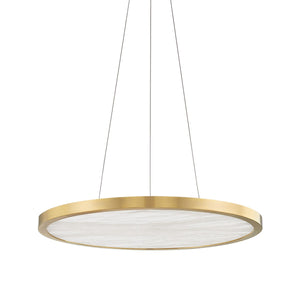 Hudson Valley - 6324-AGB - LED Chandelier - Eastport - Aged Brass