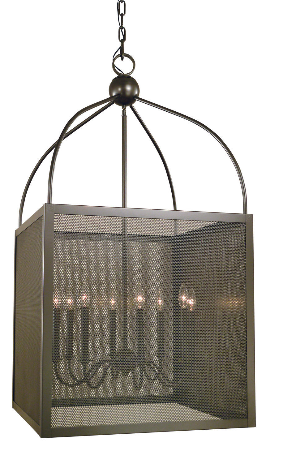 Framburg - 5468 SP - Eight Light Foyer Chandelier - Windsor - Satin Pewter