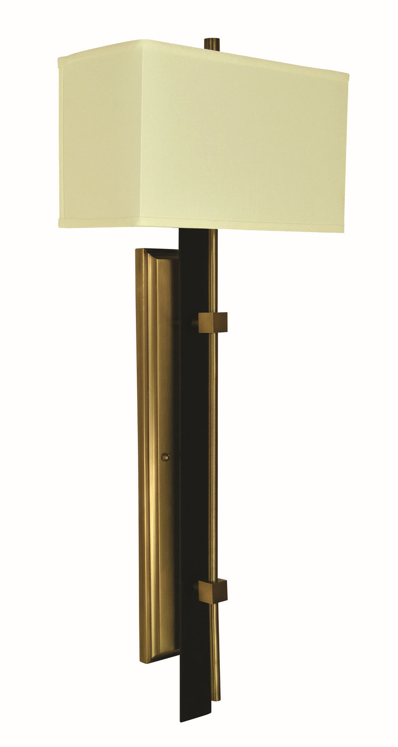 Framburg - 5672 AB/MBLACK - Two Light Wall Sconce - Sconces - Antique Brass and Matte Black