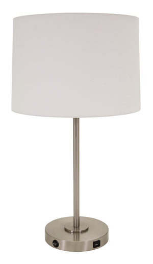 House of Troy - BR150-SN - One Light Table Lamp - Brandon - Satin Nickel