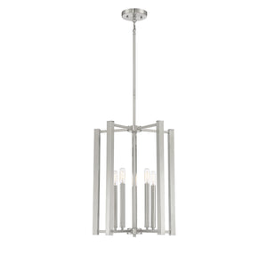 Savoy House - 3-7701-5-SN - Five Light Pendant - Benson - Satin Nickel