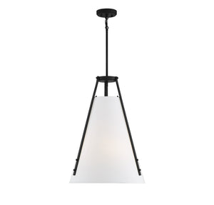 Savoy House - 7-2521-4-89 - Four Light Pendant - Newport - Matte Black