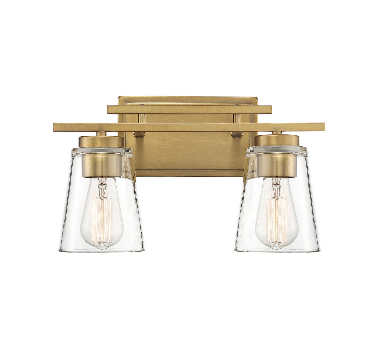 Savoy House - 8-1020-2-322 - Two Light Bath Bar - Calhoun - Warm Brass