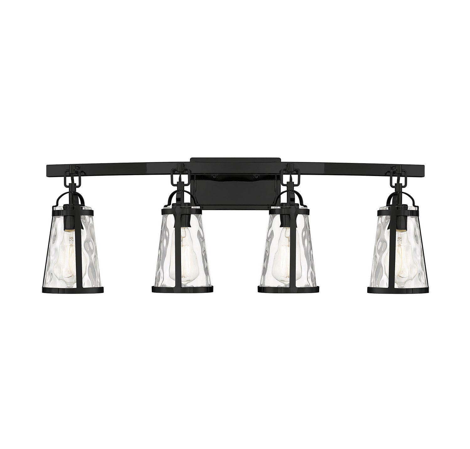 Savoy House - 8-560-4-BK - Four Light Bath Bar - Albany - Black