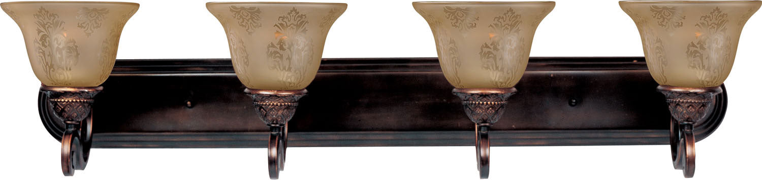 Maxim - 11233SAOI - Four Light Bath Vanity - Symphony - Oil Rubbed Bronze