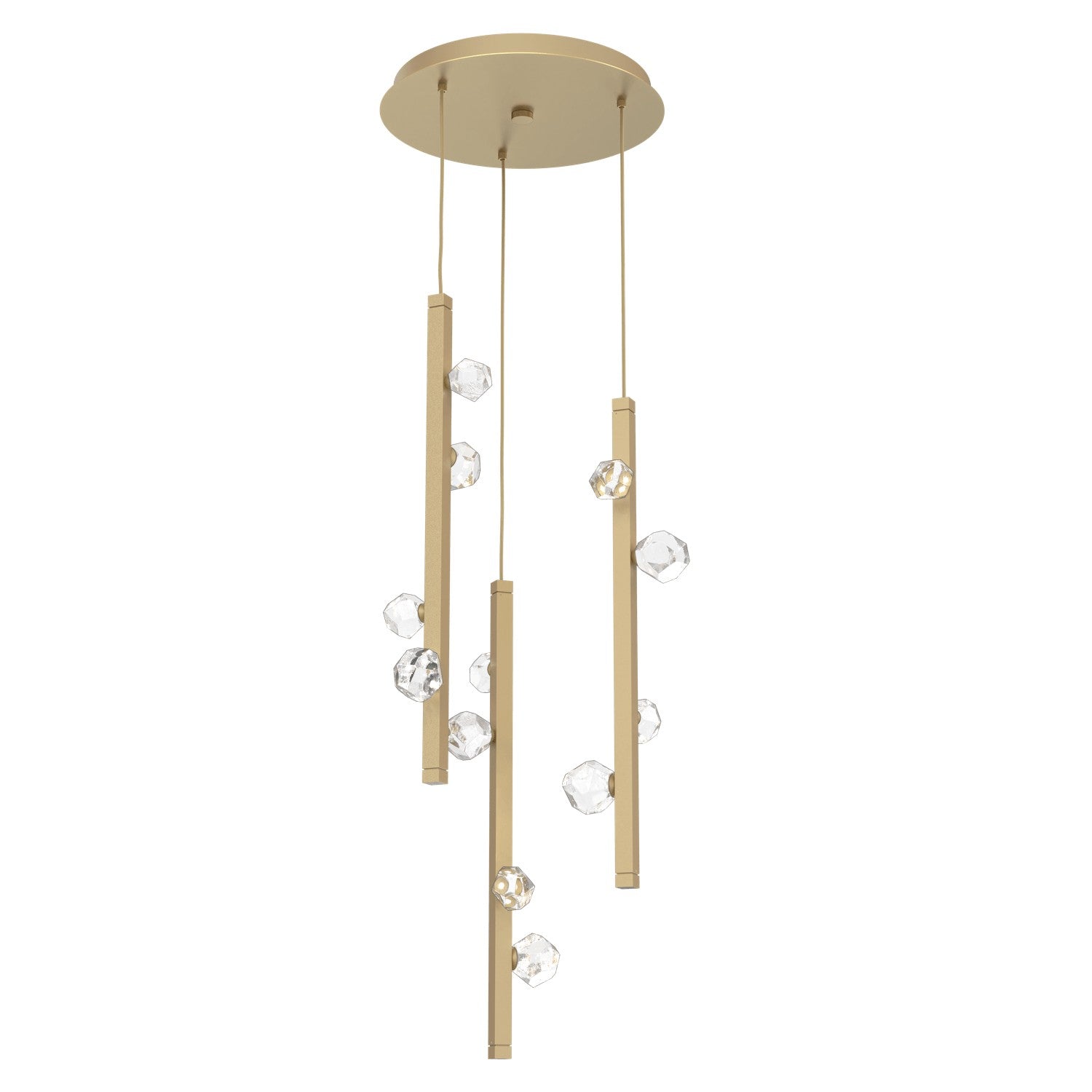 Hammerton Studio - CHB0070-03-GB-CZ-CA1-L3 - LED Pendant - Stella - Gilded Brass